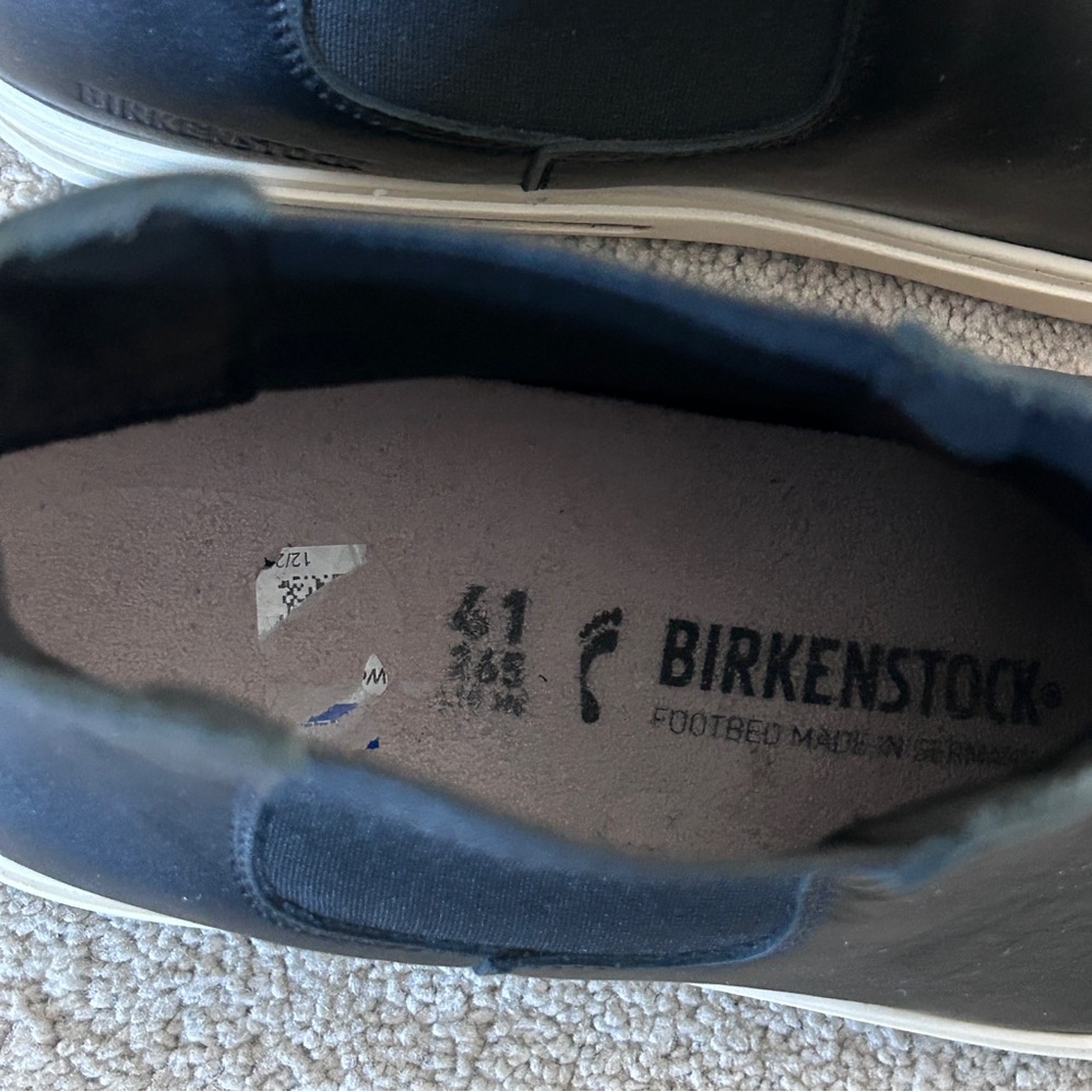 Birkenstock Bend Chelsea Black Leather Sneaker Boot Comfort Bootie 41 / US 10 - Picture 9 of 10